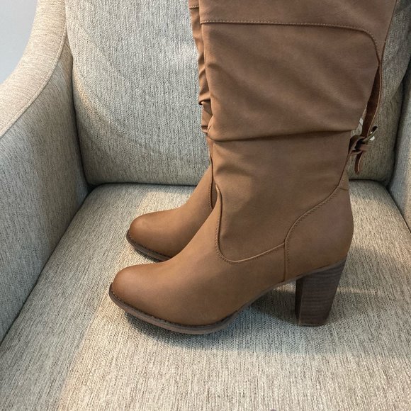 Call it spring- Mid-calf Heeled boots- NWT - Picture 1 of 6